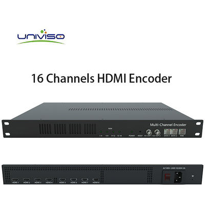 Entrée encodeur H.264 et H.265 de HD de l'extrémité principale HDMI de Digital avec la sortie d'IP& ASI, insertion de logo